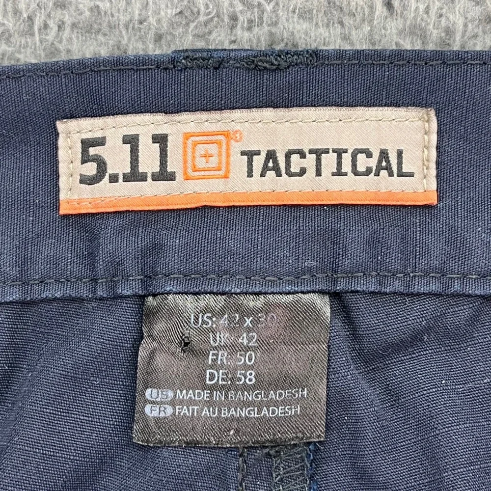 5.11 Tactical Mens Cargo Pants Blue Size 40 Altered‎ L 26 Utility Work Outdoor